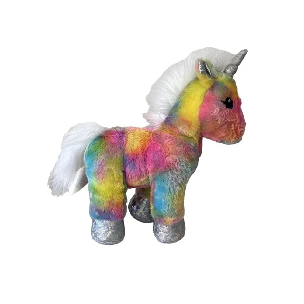 Build A Bear Rainbow‎ Unicorn Plush Animal 12